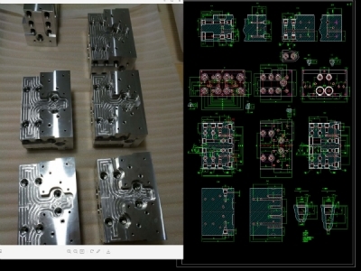 模具零件-7075硬鋁_油缸腔體_內孔光潔度0.4